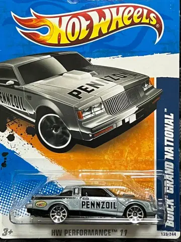 Hotwheels BUICK GRAND NATIONAL 실버