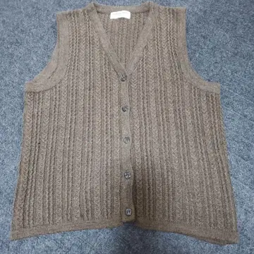 GERARD DAREL 브라운 니트 베스트