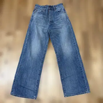 오리지널 와이드 레그 블루진