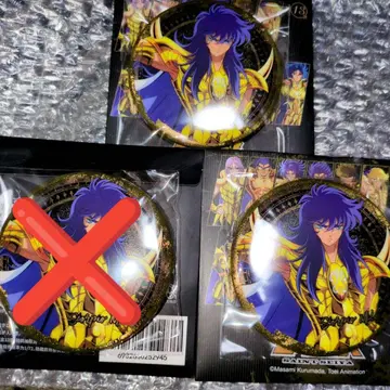 세인트 세이야 중국 도에이 애니메이션 한정판 캔뱃지 미로 2개