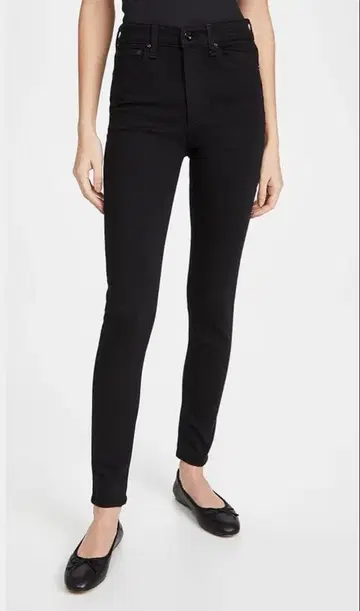 rag & bone 블랙 24 nina 하이라이즈 스키니