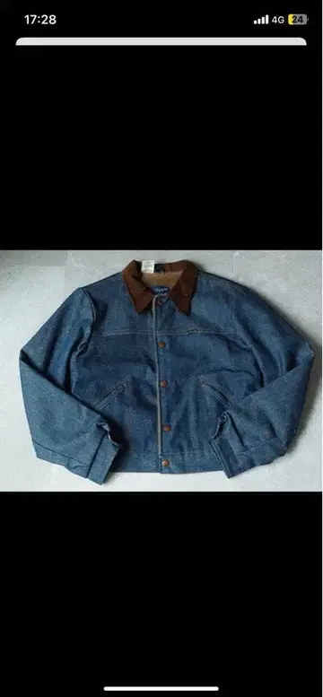 70's~ Wrangler 데님 자켓 USA제 논 워시