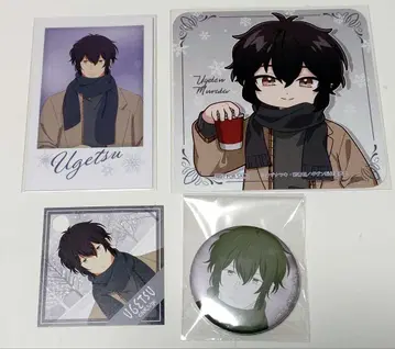 기븐/노이타미나 카페/포인트 카드 특전 캔뱃지 코스터/우츠키