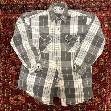 RIVERBROTHER 체크 무늬 긴팔 플란넬 셔츠