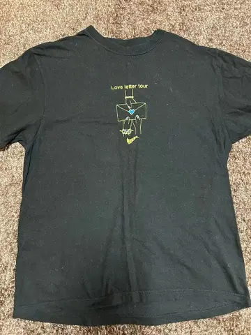 사바시스터 Love letter tour 반팔 티셔츠 블랙 사이즈 L
