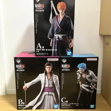 제일복권 BLEACH 블리치 이치고 아이젠 그림죠 피규어 세트