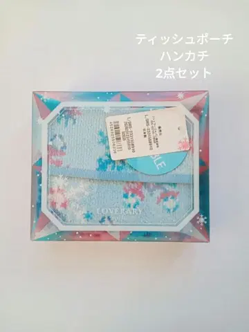 FEILER 페이러 티슈 파우치 & 손수건 드림이 스노우 새상품