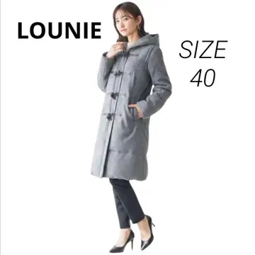 [ sale ] LOUNIE 더플 다운 코트 size 40 그레이 롱