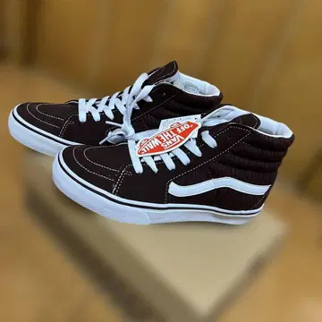 VANS Sk8-Hi 브라운 하이컷 스니커즈