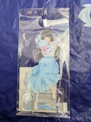 청춘 돼지 녀석은 아크릴 스탠드 마이 씨 토끼 인형 안고 ver 미개봉