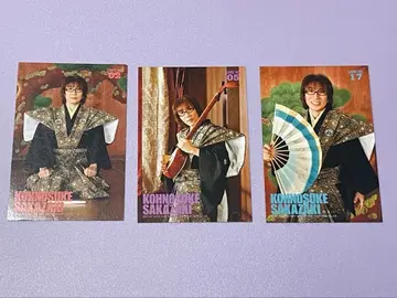 THE ALFEE 사카자키 코노스케 트레이딩 카드 3장