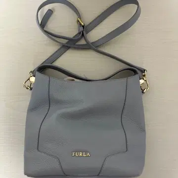 FURLA 그레이 가죽 숄더백