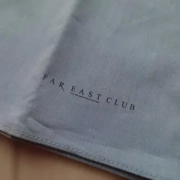 오다 카즈마사 FAR EAST CLUB 라이트 블루 손수건