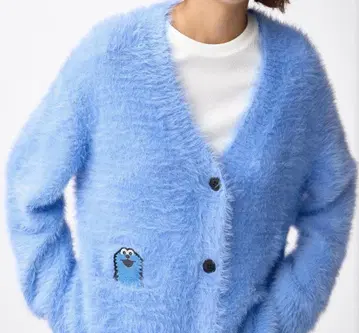 GU 가디건 퍼펫 스 콜라보 L