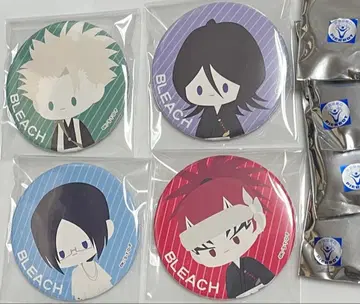 BLEACH 블리치 포스터 캔뱃지 4종 세트 히츠가야 토시로 이시다 우류