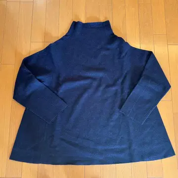 바바구리 Babaghuri 울 니트 네이비 루즈핏 요건 레일