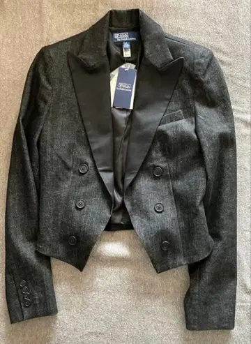 새상품 폴로 랄프로렌 블랙 데님 자켓