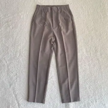 GU 하이웨스트 테이퍼드 팬츠 XL 센터 프레스 오피스 캐주얼