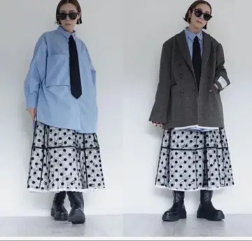 토마스 맥파이 도트 샤샤 스커트