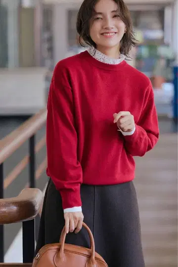 도어즈 UR TECH 200일 니트 맨투맨 라이크 풀오버