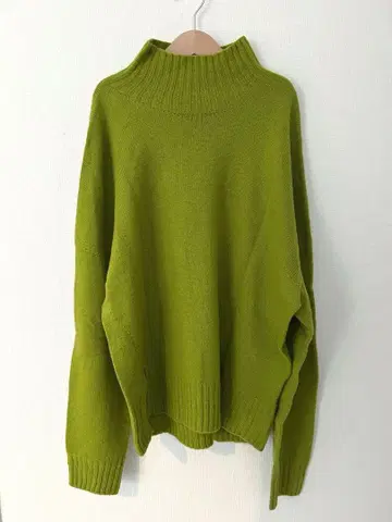 유나이티드 도쿄 니트 그린 울 캐시미어