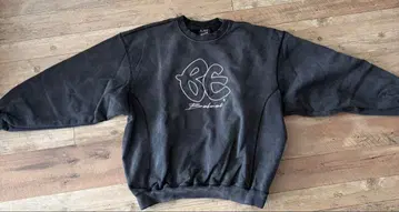 BELVET 16.2oz BE 로고 스티치 스웨트