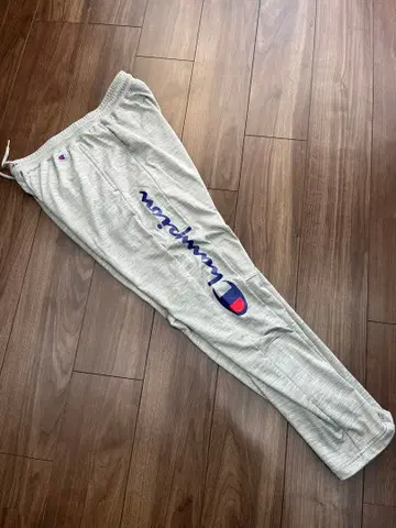 Champion 그레이 저지 스웨트 팬츠