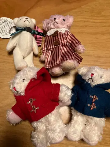 타리즈 봉제 인형 4개 세트