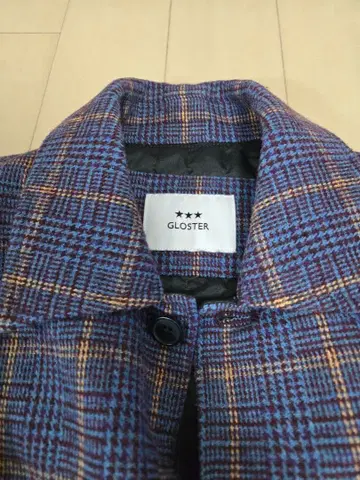 GLOSTER 체크 무늬 자켓
