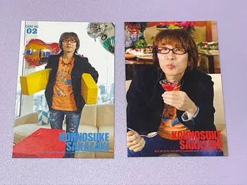 THE ALFEE 사카자키 코노스케 트레이딩 카드 2장