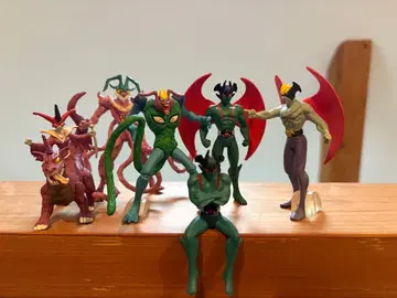 [ 절판품 ] 데빌맨 미니 피규어 6체 세트 빈티지