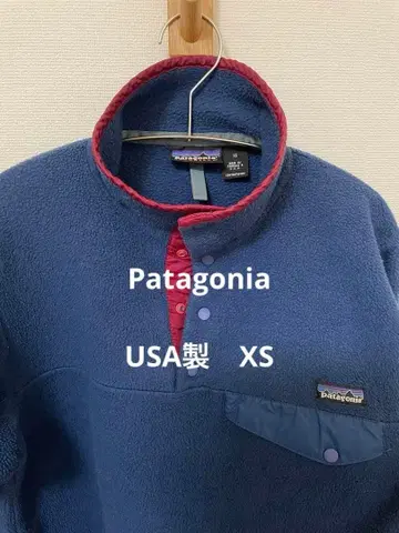 Patagonia 신틸라 스냅 T USA 네이비 XS 플리스