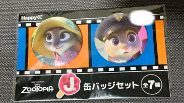 주토피아 해피 복권 J상 주디 캔뱃지 세트