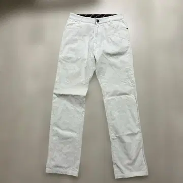 어드미럴 골프 자수입힌 화이트 팬츠