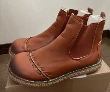 브라운 사이드 고어 부츠