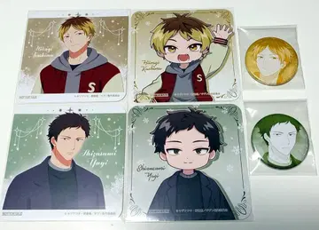 기븐/노이타미나 카페/포인트 카드 특전 캔뱃지 코스터/히이라기 겐준