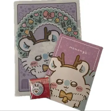 세븐일레븐 한정판 A4 클리어 파일 캔 거울 노트 모몽가