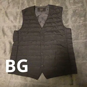 BG 퀼팅 베스트 아우터 이너 블랙 M 사이즈
