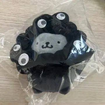 미야쿠미야쿠 변신 봉제 인형 블랙미야쿠 폼폼푸딩 카라비너 포함