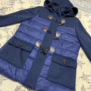 랜즈엔드 다운x니트 더플 숏코트 여성용 L 사이즈 새상품급