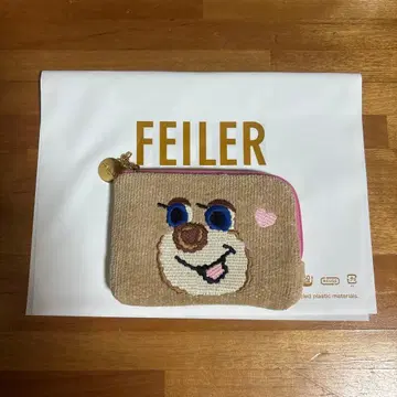 페일러 FEILER 클로즈업 티데이 걸 L자 파우치 새상품 미사용