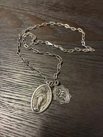 CRIMIE 목걸이 마리아 스컬 실버925