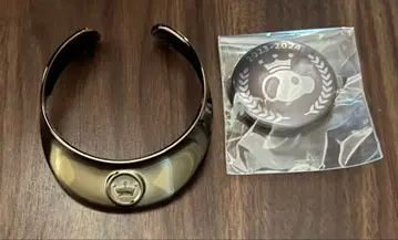 aibo 프리미엄 플랜 한정판 목걸이 건메탈 캔 배지 세트