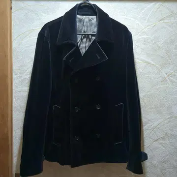 다크 블랙 코듀로이 자켓