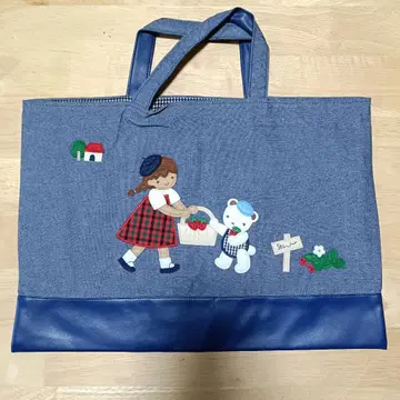 파밀리아 familiar 데님 백 데님 토트