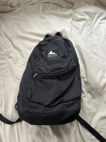 GREGORY 체크 무늬 백팩