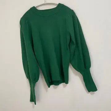 나노 유니버스 볼륨 슬리브 니트탑