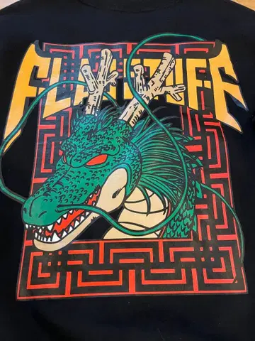 완판 드래곤볼 F-LAGSTUF-F 블랙 맨투맨 M