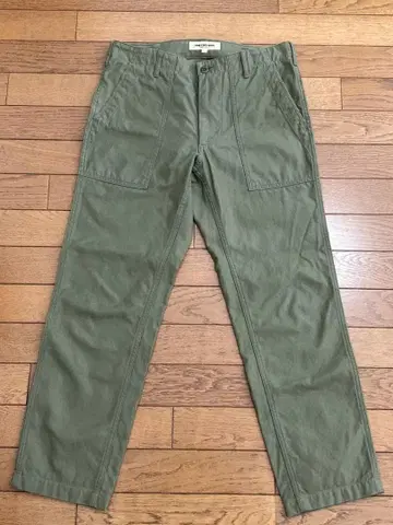 새상품급 FOB FACTORY 베이커 팬츠 올리브 사이즈 1