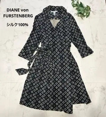 다이앤 폰 파스텐버그 실크 100% 카슈쿨 원피스 올 패턴 6